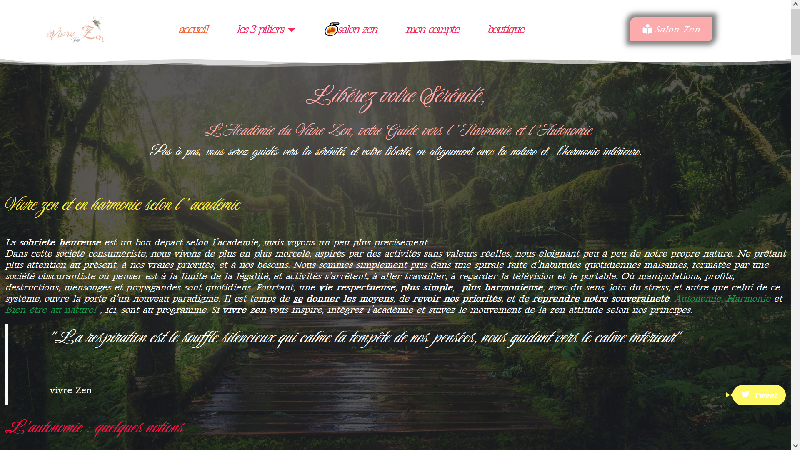 L'Académie du Vivre Zen - Libérez votre sérénité