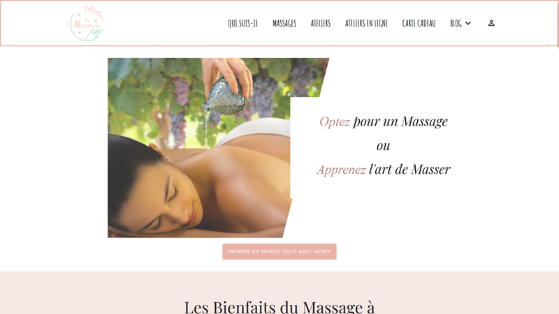 L'atelier des masseurs : Massage et conseils bien-être