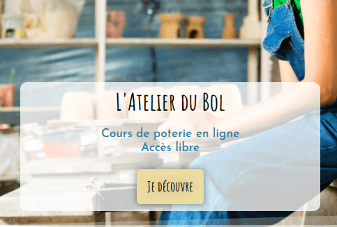 Le bol poterie