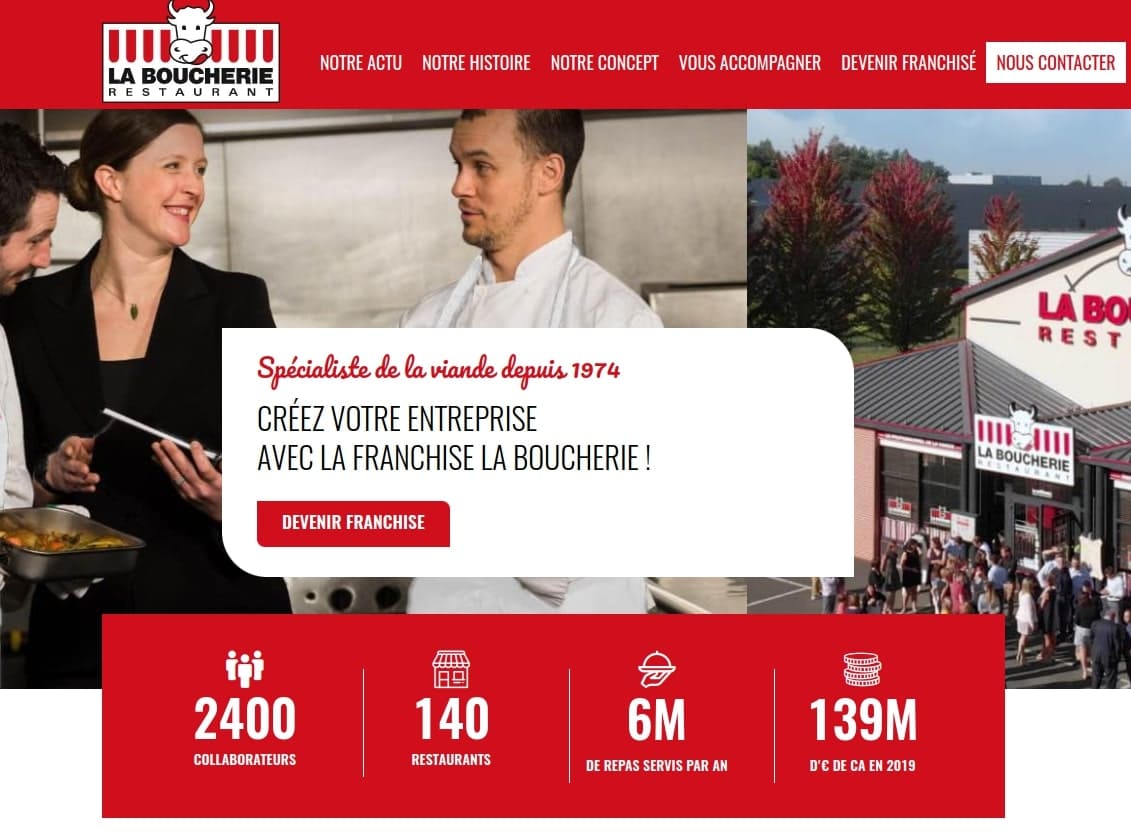 Boucherie restaurant franchise