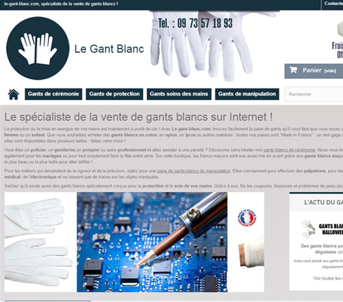 Site le gant blanc
