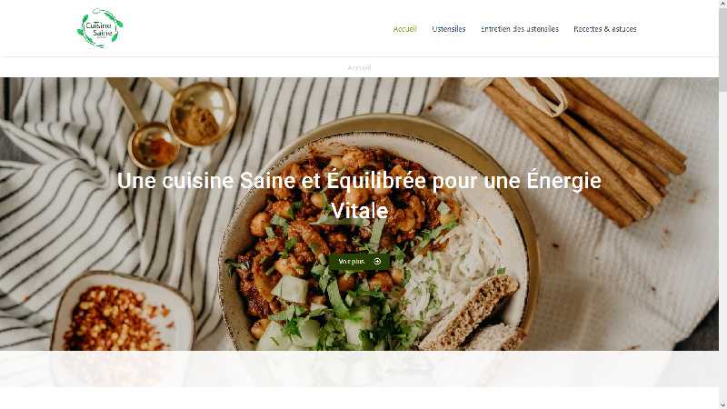La cuisine saine : Recettes équilibrées et les ustensiles indispensables