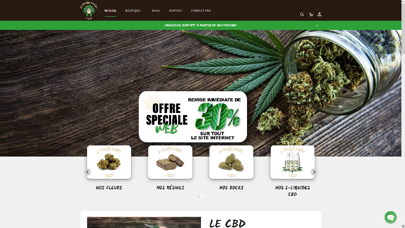 La Feuille Posée - CBD