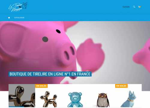 La Tirelire Magique site en ligne de vente de tirelire n°1 en France