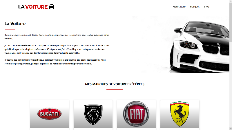 La Voiture - Tout sur l'automobile en ligne.