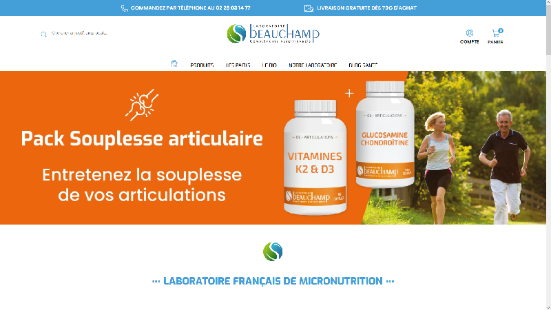 Laboratoire Beauchamp - Compléments alimentaires