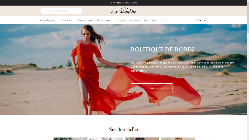 LaRobelière - votre boutique de robes en ligne