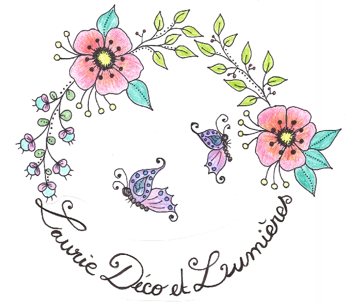 logo laurie deco et lumieres
