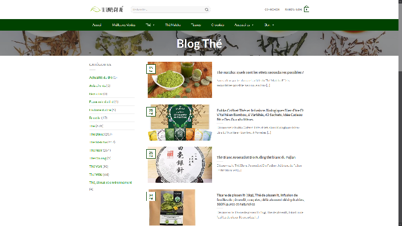 Le Temps DuThé boutique et blog dédié au thé
