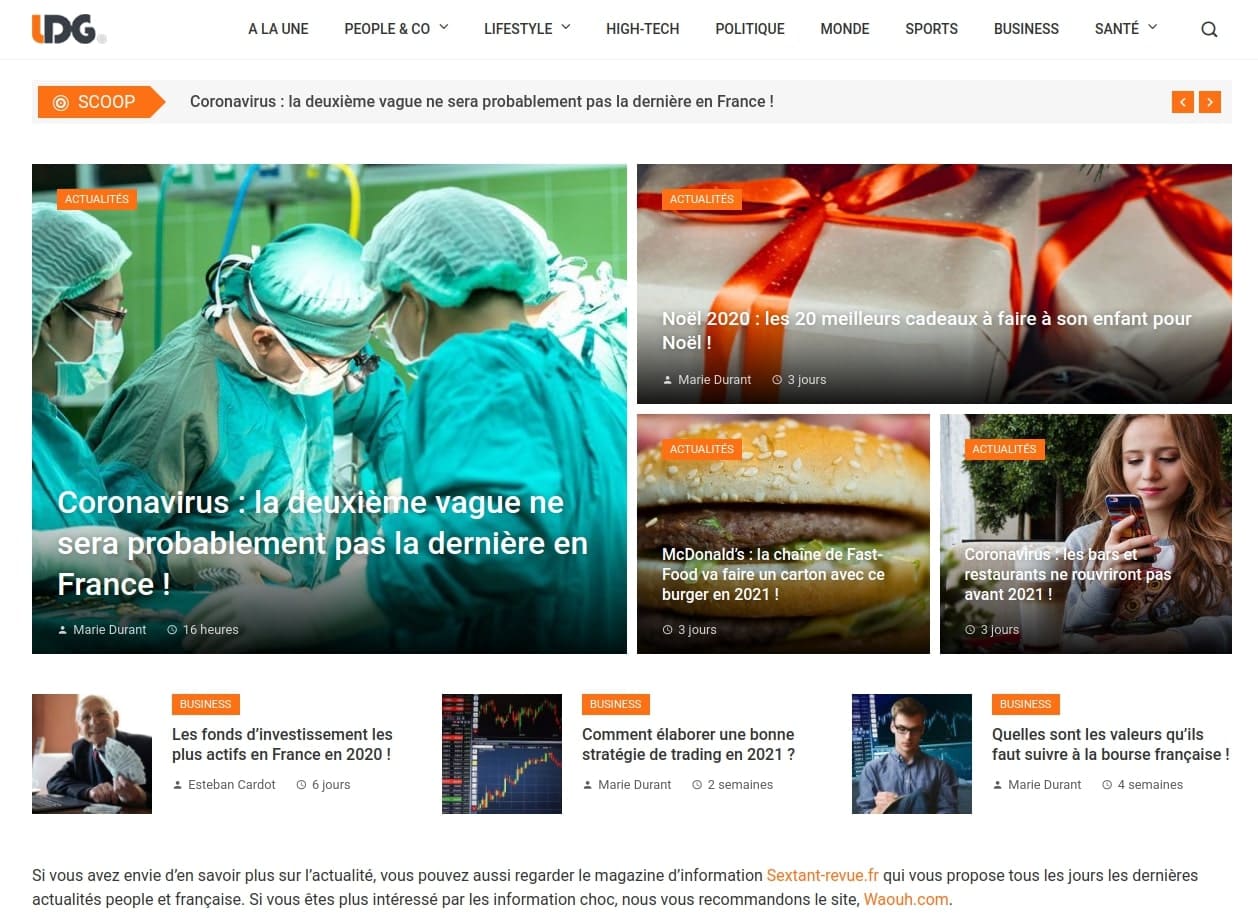 LDG, votre portail d'actualité