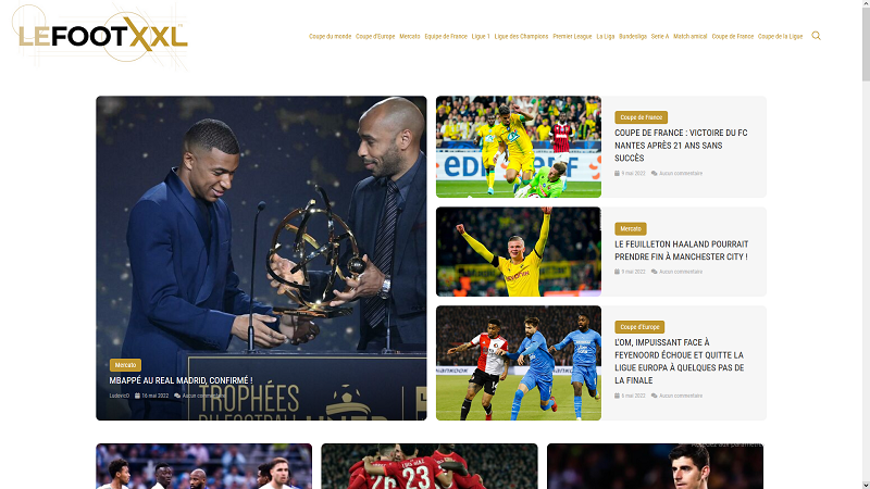 LeFootXXL, magazine d'actualités consacré au football 