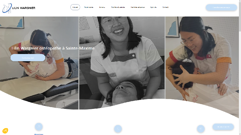 Cabinet d'ostéopathe à Sainte-Maxime, Lilin Wargnier