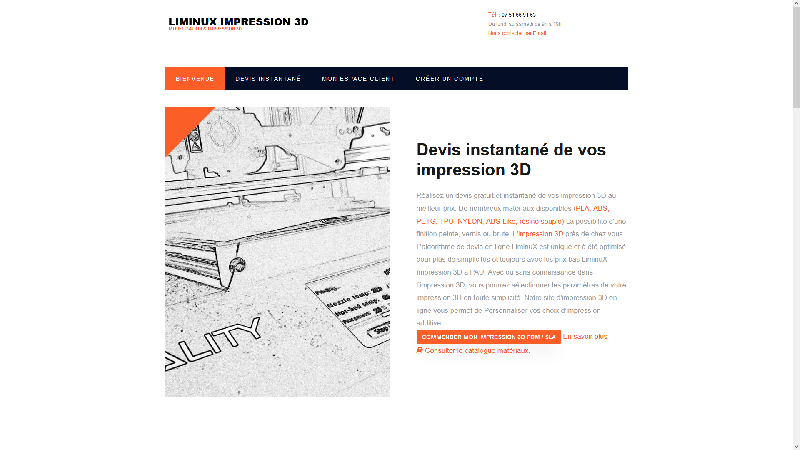 LiminuX Impression 3D