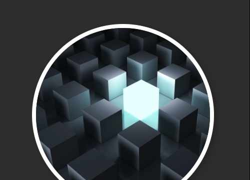 Un cube blanc parmi des cubes noirs, à l'image d'un site internet original et bien visible