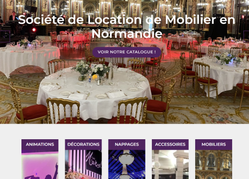 C du Mobilier, Location de mobilier pour tous vos événements