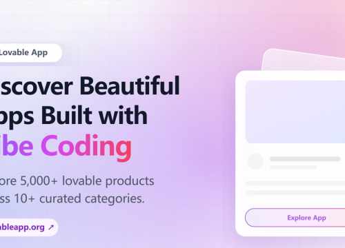 Lovable App annuaire d'applications vibe coding