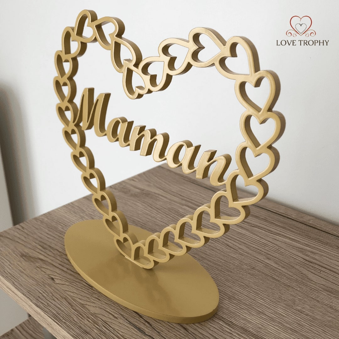 Logo love trophy