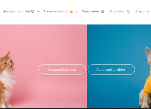 accessoires pour animaux de compagnie
