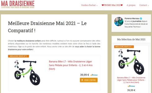 site Ma Draisienne