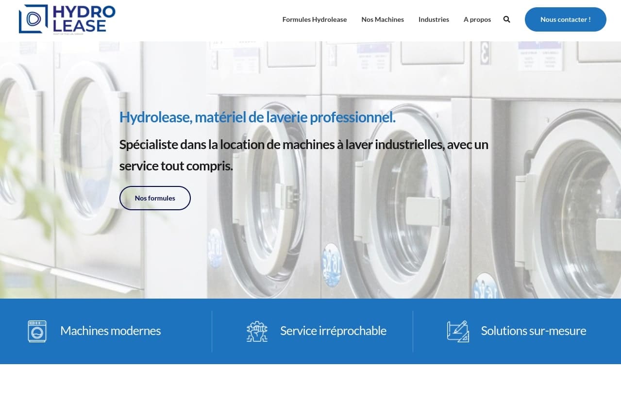 Hydrolease distributeur matériel laverie