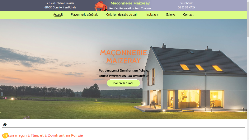 Maconnerie maizeray - Travaux d'isolation à Flers