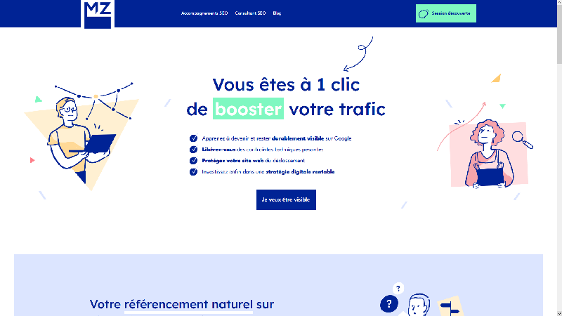 Mael & Zélie - Accompagnement en référencement naturel