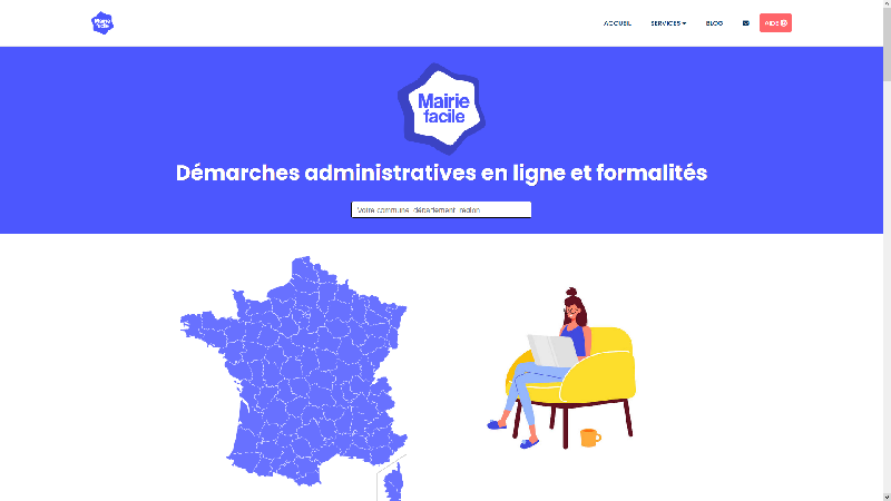 Maire Facile - Démarches administratives en ligne 