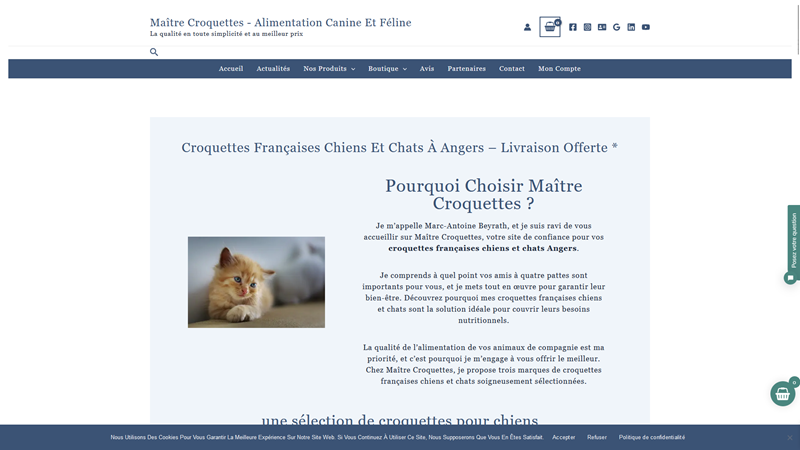 Maître Croquettes - alimentation canine et Féline