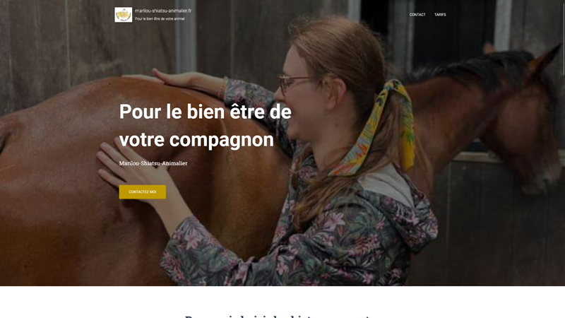 Marilou shiatsu animalier