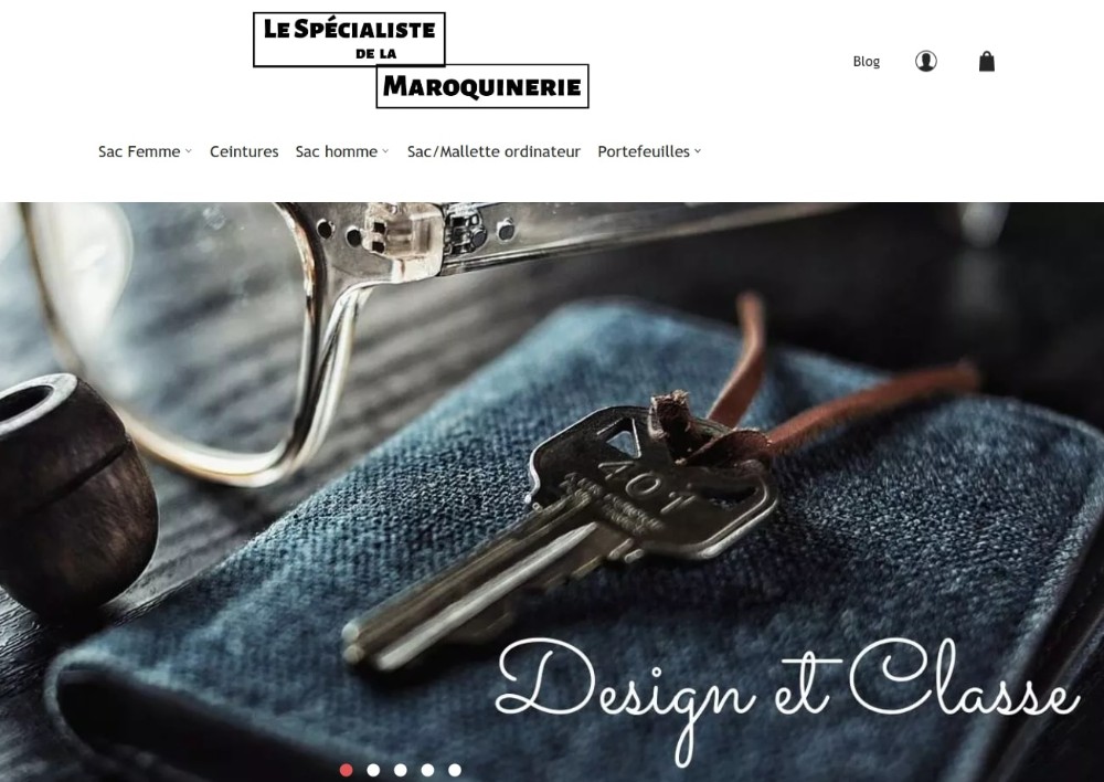 Articles de maroquinerie de grande marque