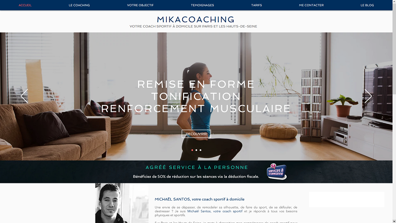 Mikacoaching - coach sportif à domicile