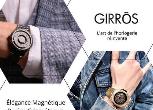 Montres magnétiques et géométriques GIRRŌS
