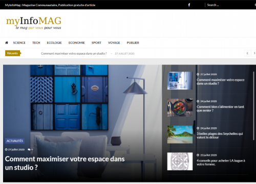 Myinfomag, publication d'articles gratuite