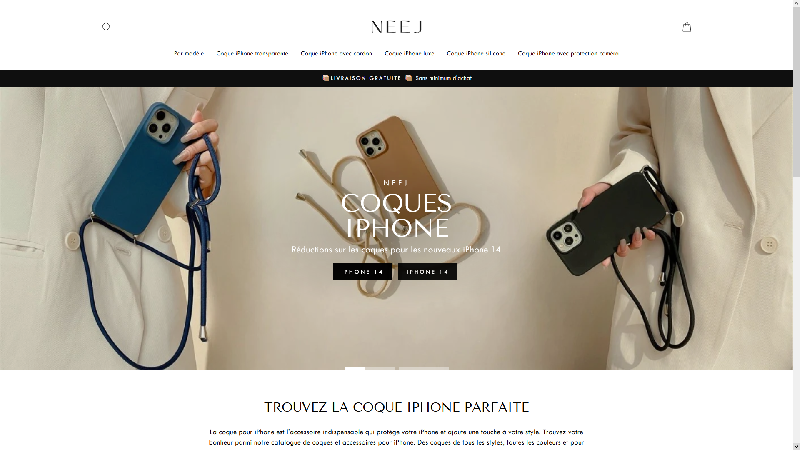 Neej - Site spécialisé dans les coques de protection pour iPhone