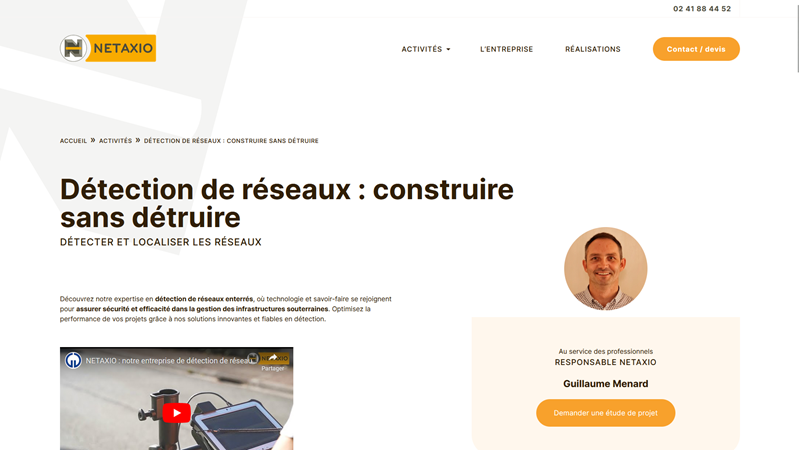 Netaxio : entreprise de détection de réseaux