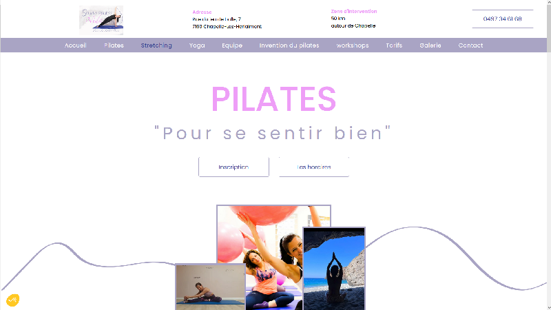 Nida studio Pilates - Cours de  stretching à Chapelle-lez-Herlaimont