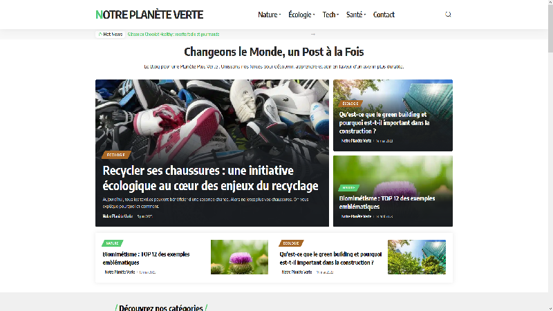 Notre Planète Verte
