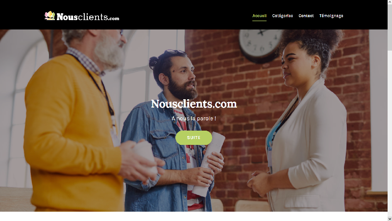Accueil Nousclients