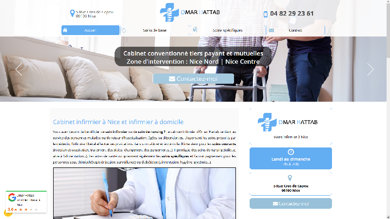 Omar Hattab infirmier