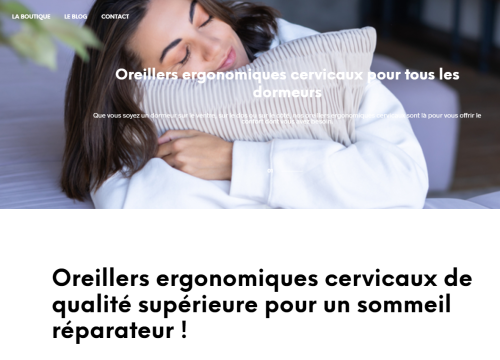 Oreiller Ergonomique Cervical