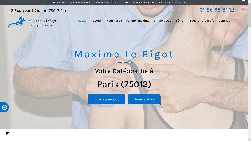 Ostéopathe pour les femmes enceintes l Maxime Le Bigot