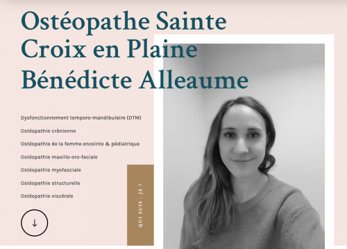 Bénédicte Alleaume ostéopathe D.F.O
