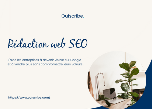 Ouiscribe - Rédactrice web SEO