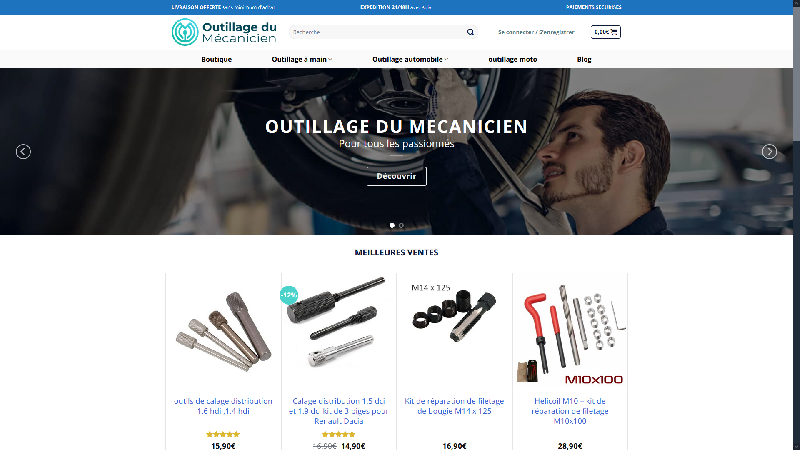 Outillage du mecanicien