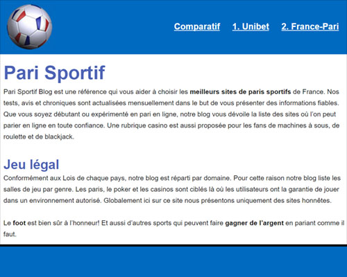 Pari sportif