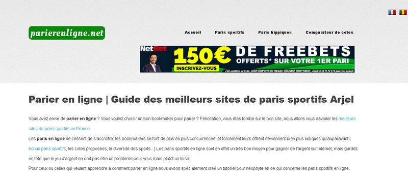 Le guide parierenligne.net