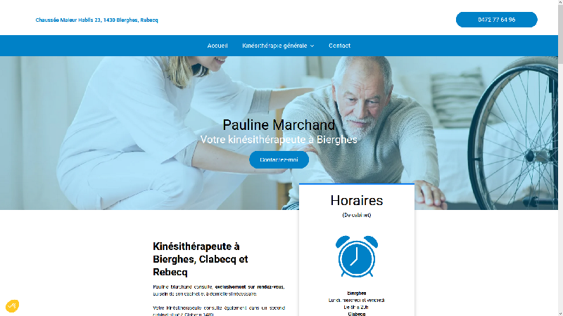 Pauline Marchand - Kinésithérapeute à Rebecq