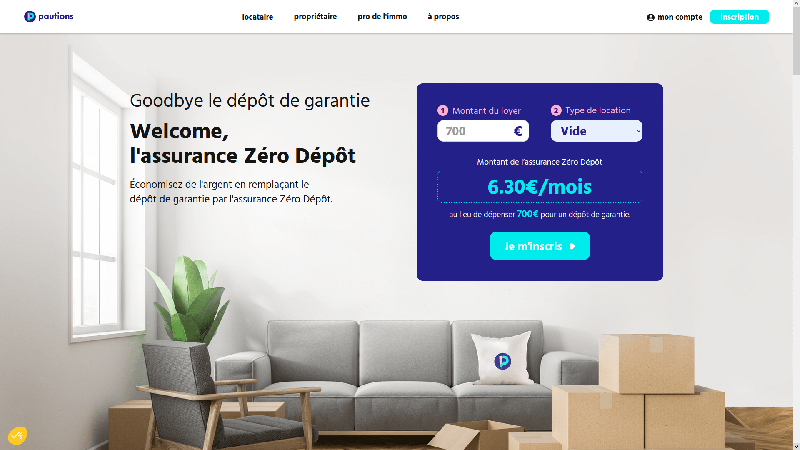 Pautions, Assurance Zéro-dépôt - Alternative au Dépôt de Garantie