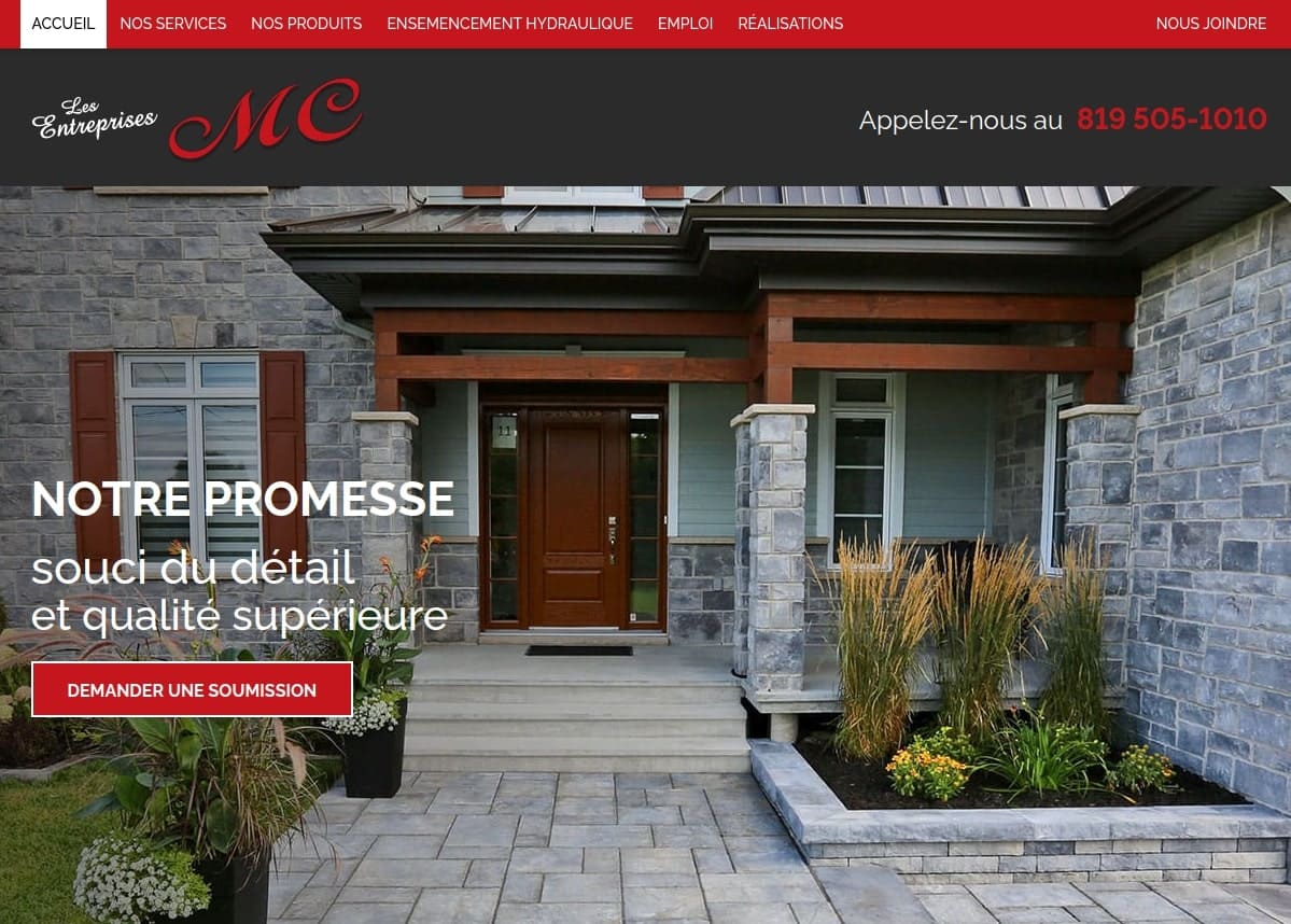 Les Entreprises MC - paysagiste Victoriaville 