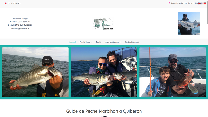 Peskanim - Guide de pêche du Morbihan